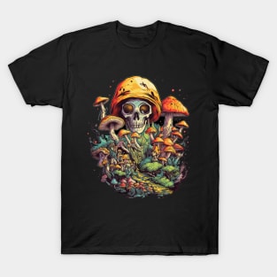 Psychedelic World Sketches Magic Shroom T-Shirt